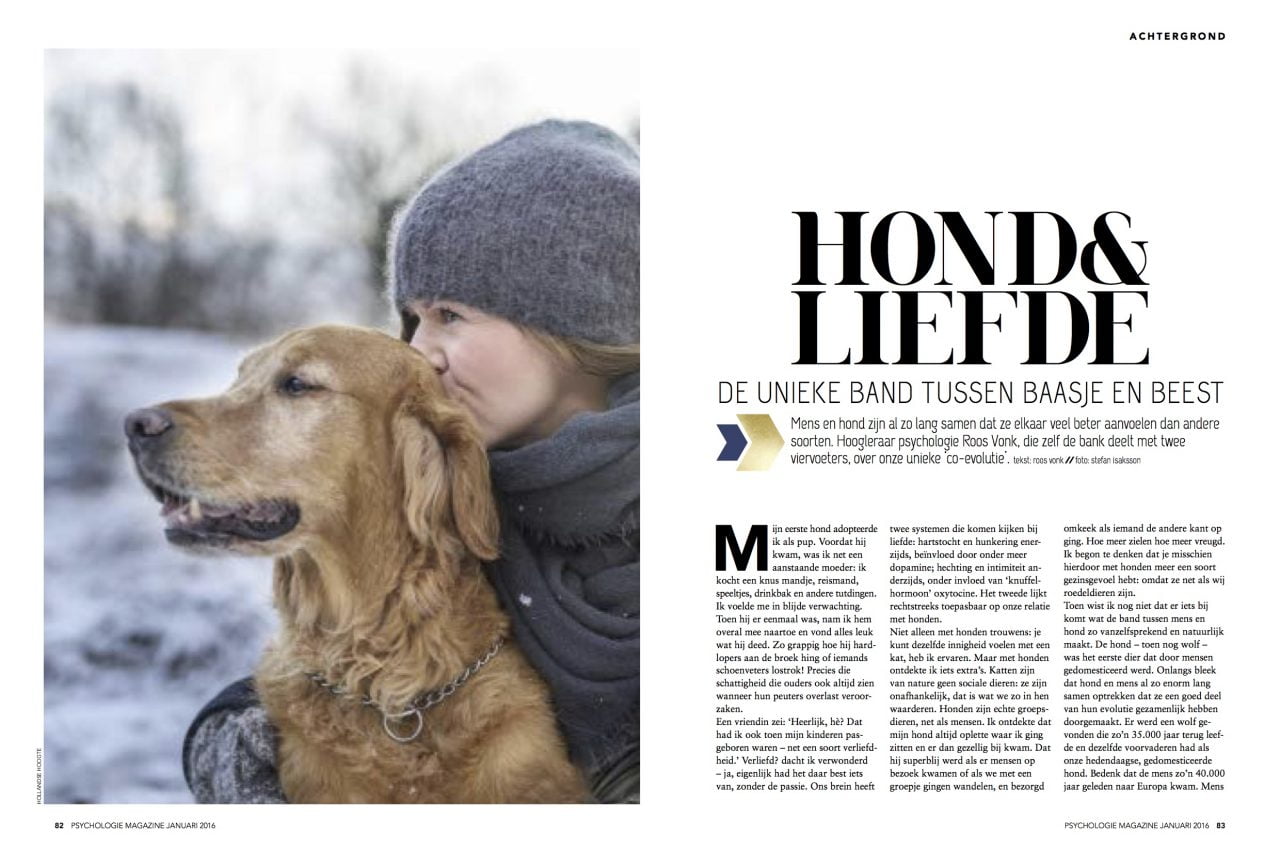 Hond en liefde - Roos